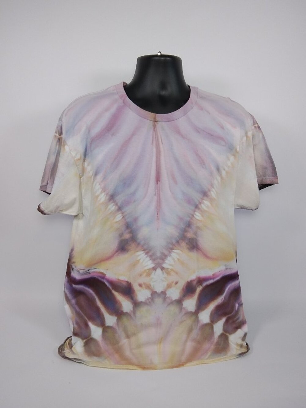 Mens Large Hanes "Diamond" Ice Dyed T-Shirt